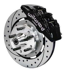 Wilwood 6 Pistion Caliper 12" Rotor Black/Red  (Stock Spindle)